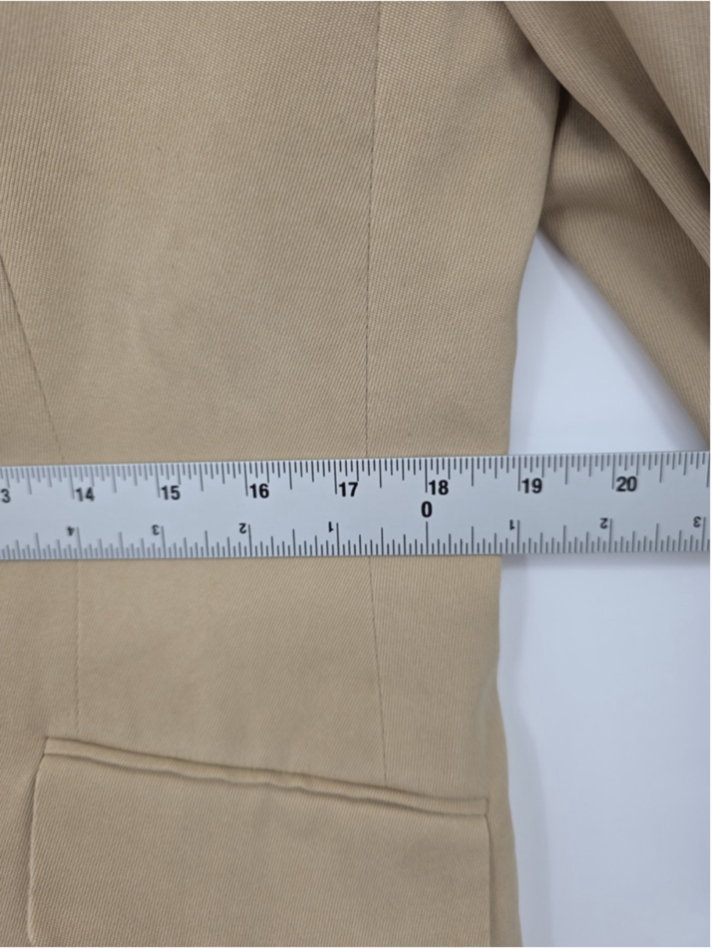 Vintage Talbots Pure Silk Blazer Size 12 Beige Old Money Quiet Luxury - Picture 10 of 16